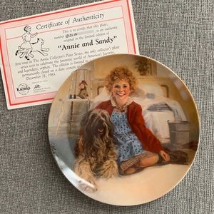 Knowles Plate Collection-Annie and Sandy